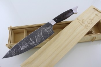 Нож "Шеф-Повар" кованая 95х18 (эл.ковки). Рукоять дерево Венге.